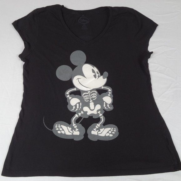 CHALLENGER MICKEY MOUSE HANDPLANT TEE黒XL CHALLEGER / MICKEY MOUSE /HAND PLANT TEE -Black-